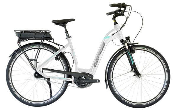 Gepida REPTILA 1000 Nexus 7 28" US48 cm 400Wh '22 white/blue electric bike (Active+, HS11)