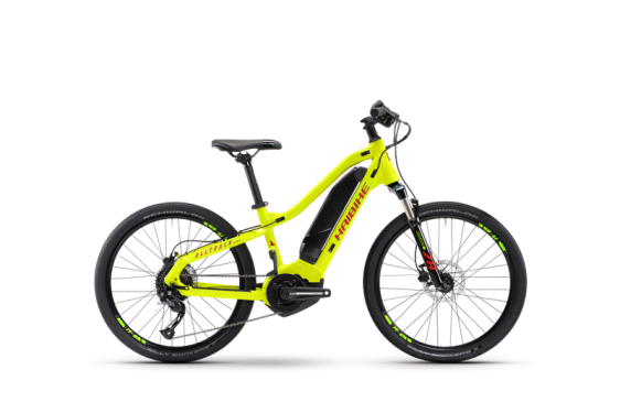 Haibike AllTrack Kids 400Wh children's '22 lime electric bike