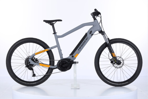 Haibike HardSeven 4 i400Wh 49 cm '22 grey/orange electric bike