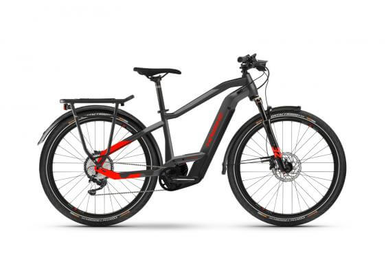 Haibike Trekking 9 i625Wh HE62 cm '22 fekete/piros elektromos kerékpár