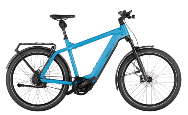 RM Charger3 vario HS 49 cm '22 light blue electric bike (625Wh, Intuvia, comfort kit, with lock bag)