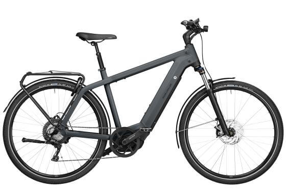 RM Charger4 Touring 53 cm '22 black electric bike (750Wh, Kiox300, with lock bag, front luggage bag)