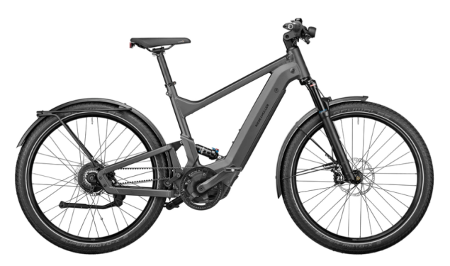 RM Delite GT vario HS 51 cm '23 szürke elektromos kerékpár (625Wh, Nyon, Csomagtartó, GX)