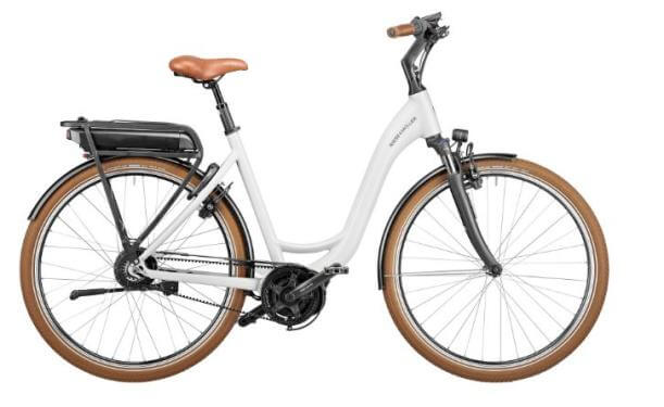 RM Swing vario 46 cm (28") '22 fehér elektromos kerékpár (500Wh, Smartphone hub, első hátsó kosár, zár táskával)