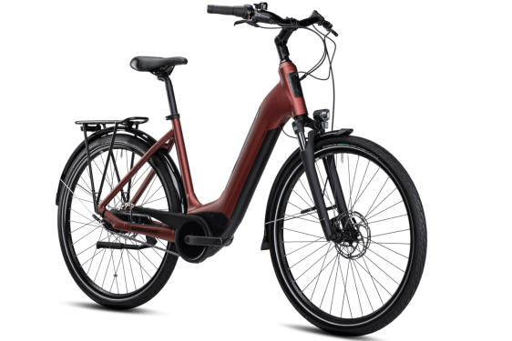 Winora Tria N8f eco i400Wh US56cm '22 burgundy electric bike