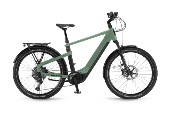 Winora Yakun 12 i750Wh HE45cm '22 zöld elektromos kerékpár