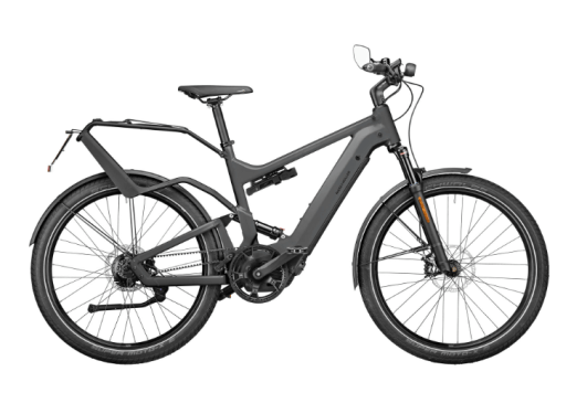 RM Delite GT vario HS HE47 cm '23 szürke elektromos kerékpár (625Wh, Kiox, Csomagtartó)