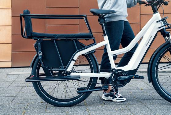 RM Multicharger Mixte GT vario 750 TR47 cm '23 grey/yellow electric bike (750Wh, Kiox300, with lock bag)