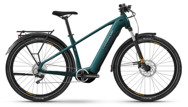 Haibike Trekking 4 720Wh HE40 '24 green electric bike