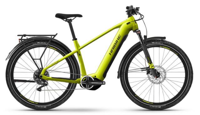 Haibike Trekking 5 720Wh HE40 '24 lime green electric bike