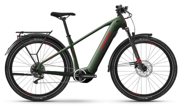 Haibike Trekking 5 720Wh HE45 '24 green electric bike