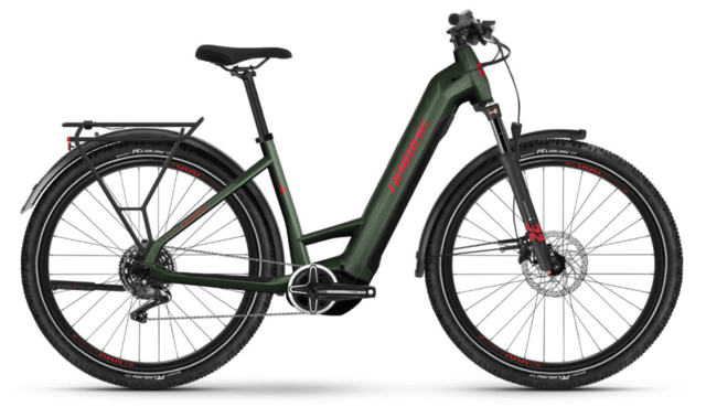 Haibike Trekking 5 720Wh US38 '24 green electric bike