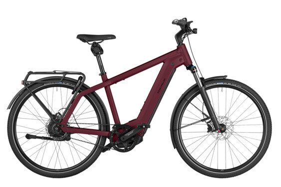 RM Charger4 GT vario HS HE49 cm '24 red electric bike (750Wh, Kiox 300, ABS, Front rack with bag, Lock bag)