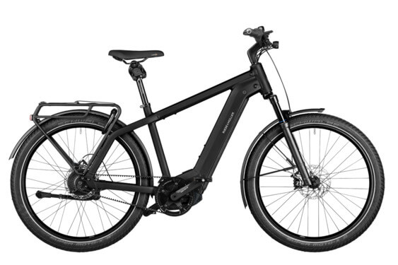 RM Charger4 GT vario HS HE53 cm '24 black electric bike (750Wh, Kiox 300, ABS, Front rack with bag, Lock bag)