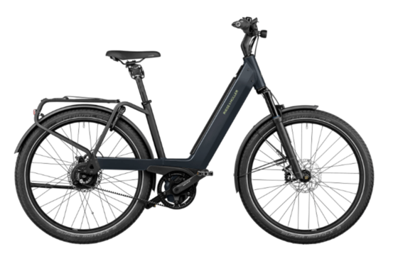 RM Nevo GT vario 56 cm (27.5") '24 gray electric bike (625Wh, Intuvia, front rack with bag, lock bag)