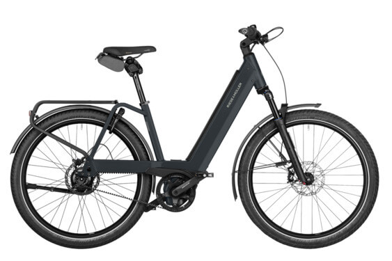 RM Nevo4 GT vario HS US47 cm '24 gray electric bike (750Wh, Kiox 300, ABS, Front luggage rack, Lock with bag, Comfort Kit)