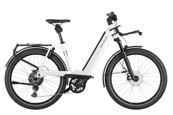 RM Nevo4 GT vario US43 cm '24 white electric bike (625Wh, Intuvia 100 Front luggage rack, Lock with bag, Comfort Kit)