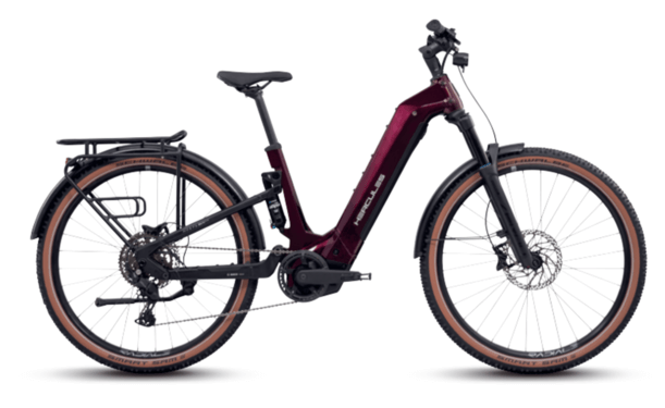 HERCULES Nos FS SUV 4.3 FU44 cm '25 burgundy electric bike