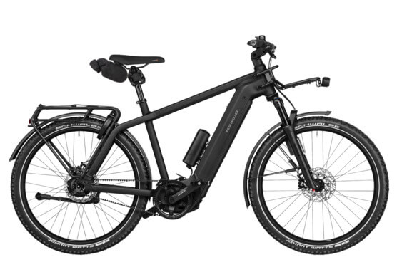 RM Charger4 GT vario HS 53 cm '25 black electric bike (750Wh, Range extender 250, Cockpit, Kiox 300, GX, front rack, lock with bag)