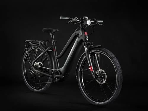 Haibike Trekking 6 i630Wh TR48 cm '22 fekete/piros elektromos kerékpár