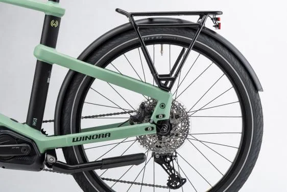 Winora Yakun 12 i750Wh HE55cm '22 zöld elektromos kerékpár